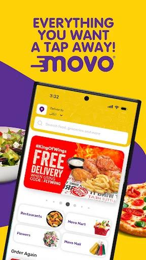 Movo ডাউনলোড করুন: সেরা ফুড ডেলিভারি অ্যাপ – দ্রুত এবং সহজ - Screenshot 6