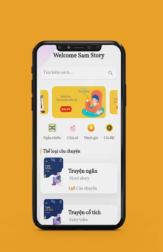 SamStory ডাউনলোড করুন – দ্বিভাষিক গল্পের সেরা অ্যাপ - Screenshot 2