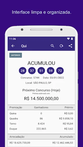 Resultados Loterias ডাউনলোড করুন – লটারি ফলাফল এখন হাতের মুঠোয় - Screenshot 11