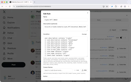 Twitter Filter ডাউনলোড করুন – X ফিড নিয়ন্ত্রণ করুন সহজে - Screenshot 3
