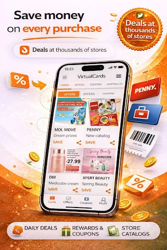 VirtualCards ডাউনলোড করুন – সেরা ডিজিটাল লয়্যালটি কার্ড ওয়ালেট - Screenshot 3