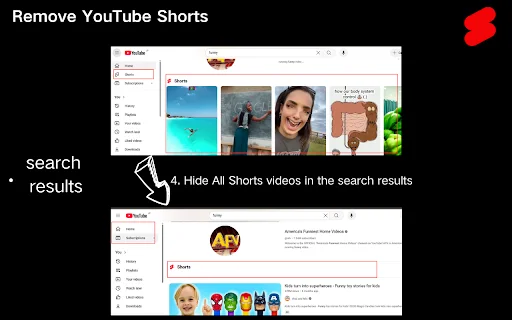 YouTube Shorts সরান – বিজ্ঞাপন ও শর্টস মুক্ত ভিডিও দেখুন - Screenshot 3