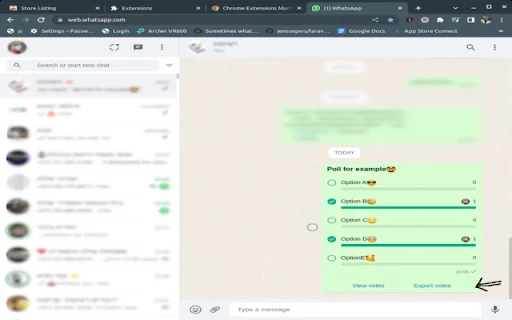 Export WhatsApp Surveys ডাউনলোড করুন – দ্রুত CSV এক্সপোর্ট - Screenshot 1