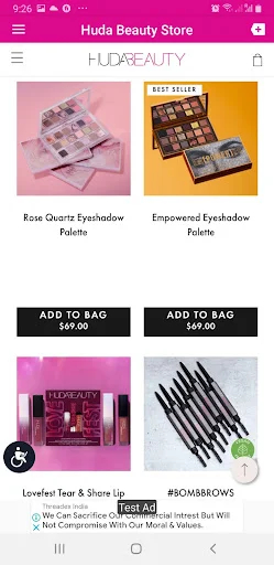 Huda Beauty & Skin Care Store ডাউনলোড করুন – সেরা মেকআপ অ্যাপ - Screenshot 5