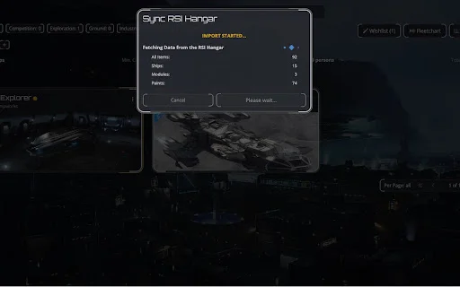Download Fleetyards Sync Latest – Seamless RSI Hangar Import - Screenshot 2