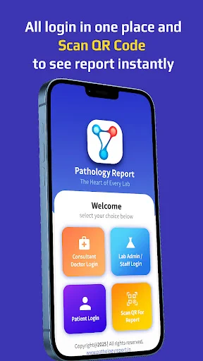 Pathology Report অ্যাপ ডাউনলোড করুন – ল্যাব ও রোগীদের জন্য সেরা সমাধান - Screenshot 1