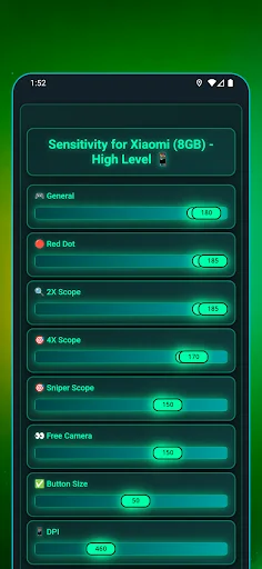 Red Number Headshot ডাউনলোড করুন – ফ্রি ফায়ার সেনসিটিভিটি টুল - Screenshot 6