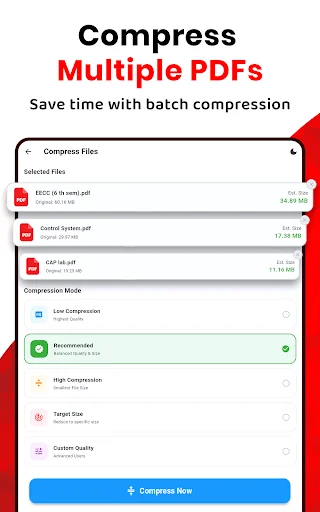 PDF Compressor ডাউনলোড করুন – পিডিএফ সাইজ কমান ১ এমবি-র নিচে - Screenshot 8