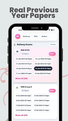 RRB NTPC Group D GK 2026 ডাউনলোড করুন – সেরা প্রস্তুতি অ্যাপ - Screenshot 6
