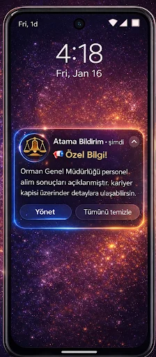 ATAMA BİLDİRİM PROGRAMI ডাউনলোড করুন – সরকারি চাকরির বিজ্ঞপ্তি - Screenshot 2