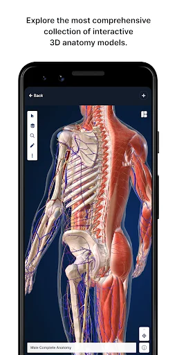 BioDigital Human ডাউনলোড করুন – সেরা 3D অ্যানাটমি লার্নিং অ্যাপ - Screenshot 1