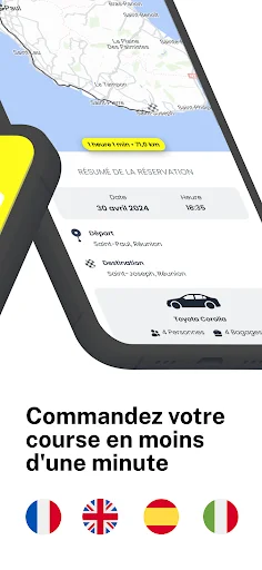 EasyMove VTC/Taxi à La Réunion ডাউনলোড করুন – সেরা প্রাইভেট ড্রাইভার - Screenshot 2