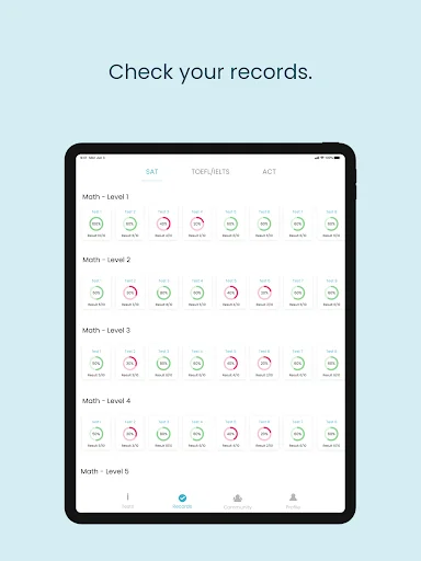 Test Me! – SAT, TOEFL & GRE প্রস্তুতির সেরা অ্যাপ ডাউনলোড করুন - Screenshot 14