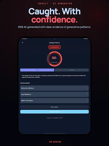 Deepfake Detector: AI Check ডাউনলোড করুন – এআই ইমেজ শনাক্তকারী টুল - Screenshot 10