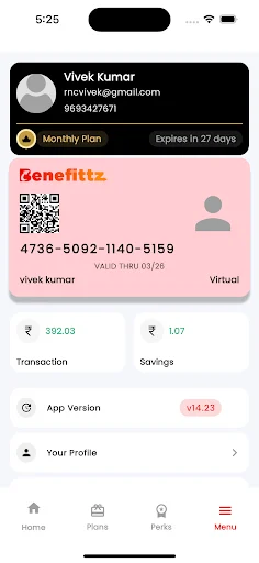 BeneFittz ডাউনলোড করুন – সেরা শপিং ও লাইফস্টাইল রিওয়ার্ডস অ্যাপ - Screenshot 5