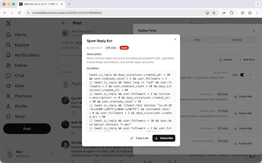 Twitter Filter ডাউনলোড করুন – X ফিড নিয়ন্ত্রণ করুন সহজে - Screenshot 4