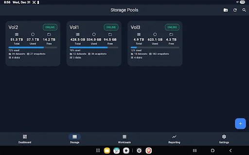 NASDeck – TrueNAS সার্ভার নিয়ন্ত্রণ ও মনিটর করুন দ্রুত - Screenshot 10