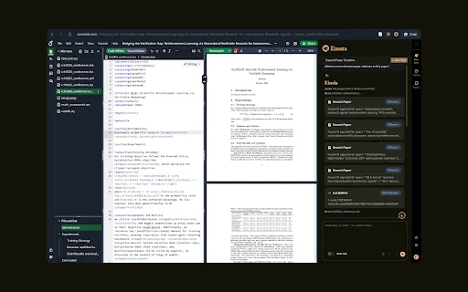 Einsia: Overleaf-এর জন্য সেরা AI LaTeX এডিটিং টুল ডাউনলোড করুন - Screenshot 4