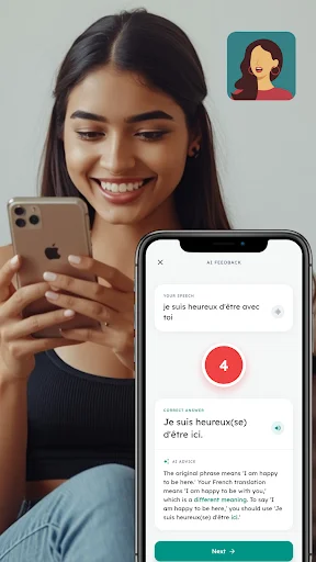 Reflex Speak ডাউনলোড করুন – AI চালিত তাৎক্ষণিক অনুবাদ প্রশিক্ষণ - Screenshot 1