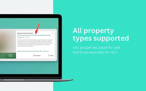 Address Finder for Rightmove ডাউনলোড করুন – সঠিক ঠিকানা ও পোস্টকোড - Screenshot 2