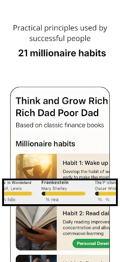21 Millionaire Habits ডাউনলোড করুন – সফল হওয়ার টিপস ও লক্ষ্য - Screenshot 2