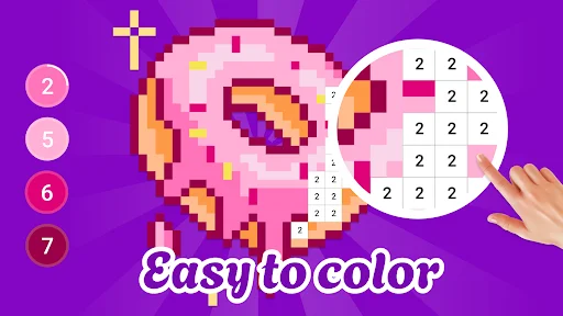 Pixel Art – Color by number ডাউনলোড করুন – সেরা পিক্সেল কালারিং গেম - Screenshot 1