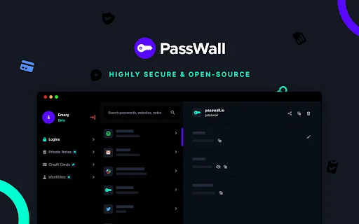 Passwall ডাউনলোড করুন – সেরা ফ্রি পাসওয়ার্ড ম্যানেজার - Screenshot 1