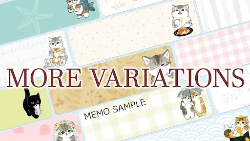 Download Cute Cat Mochi Notepad – Cute Stickers for Notes - Screenshot 7