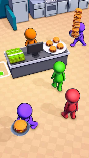 Idle Burger Shop: Cafe Tycoon ডাউনলোড করুন – সেরা রেস্টুরেন্ট গেম - Screenshot 3