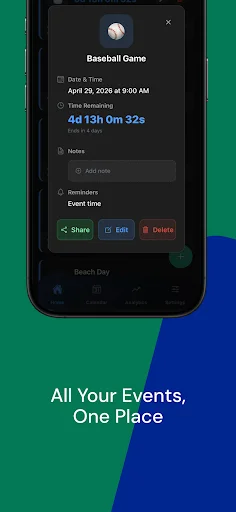 Countdown Timer & Events ডাউনলোড করুন – ইভেন্ট ট্র্যাকার ও রিমাইন্ডার - Screenshot 2
