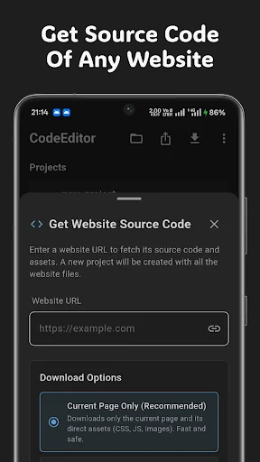 SrcNexus Code Editor ডাউনলোড করুন – সেরা অল-ইন-ওয়ান কোডিং টুল - Screenshot 2