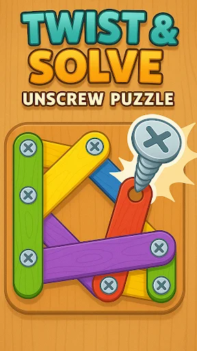 Twist & Solve ডাউনলোড করুন – সেরা স্ক্রু পাজল গেম ২০২৬ - Screenshot 1