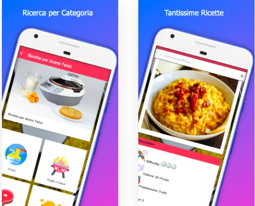 Ricette per twist ariete ডাউনলোড করুন – সেরা রেসিপি অ্যাপ - Screenshot 5