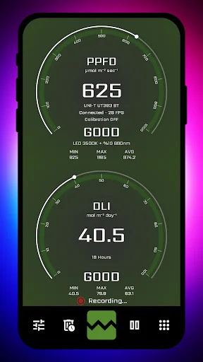PPFD Meter ডাউনলোড করুন – সেরা গ্রো লাইট পরিমাপক অ্যাপ - Screenshot 4