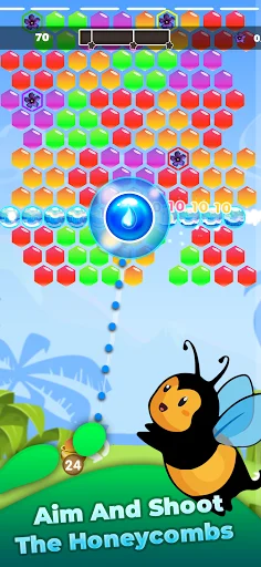 Bubble Honey Shooter ডাউনলোড করুন – সেরা পাজল গেম ফ্রি - Screenshot 9