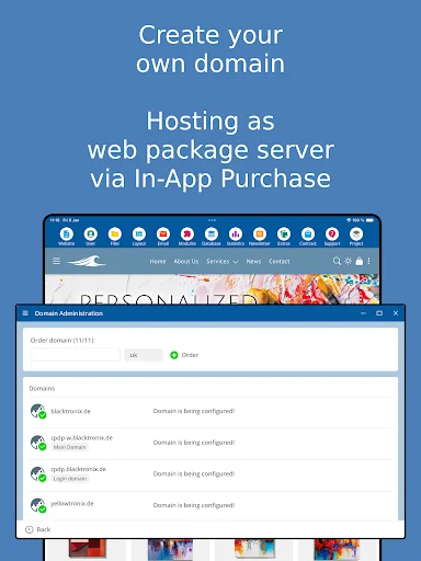 Website Builder – bluetronix ডাউনলোড করুন – কোডিং ছাড়াই প্রফেশনাল ওয়েবসাইট - Screenshot 15