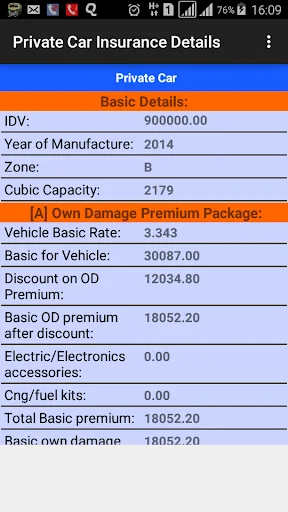 Motor Insurance Calculator অ্যাপ ডাউনলোড করুন – সেরা ইন্স্যুরেন্স টুল - Screenshot 10