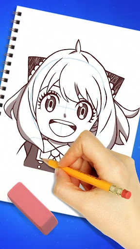 How to Draw Anime অ্যাপ ডাউনলোড করুন – অ্যানিমে আঁকা শিখুন ফ্রি - Screenshot 2