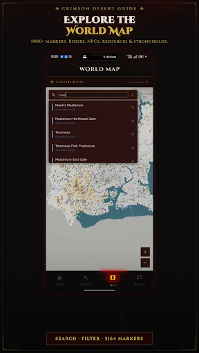 Crimson Desert: Fan Guide ডাউনলোড করুন – বস ও মিশন টিপস - Screenshot 2
