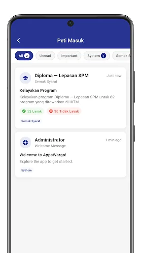 AppsWarga UiTM অ্যাপ ডাউনলোড করুন – UiTM ছাত্র ও কর্মীদের জন্য সেরা সমাধান - Screenshot 4