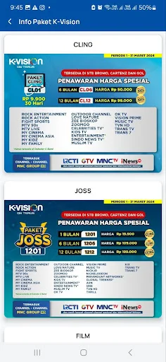 TV Voucher ডাউনলোড করুন – KVISION ও NEX Parabola এর জন্য সেরা অ্যাপ - Screenshot 7