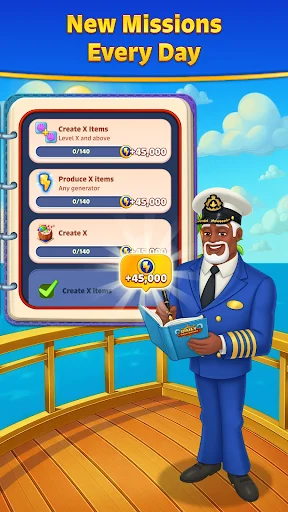 Merge Cruise ডাউনলোড করুন – রহস্যময় পাজল গেম খেলুন - Screenshot 5