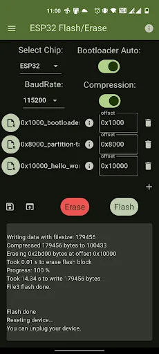 ESP32_Flasher ডাউনলোড করুন – ESP8266 ও ESP32 ফ্ল্যাশিং টুল - Screenshot 3