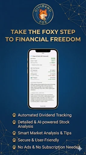 Dividend-Fox ডাউনলোড করুন: আপনার স্টক পোর্টফোলিও ট্র্যাক করুন - Screenshot 3