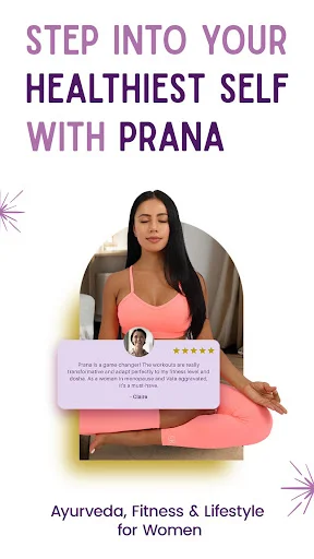Prana: Ayurveda Female Fitness ডাউনলোড করুন – ওজন কমানোর সেরা অ্যাপ - Screenshot 1
