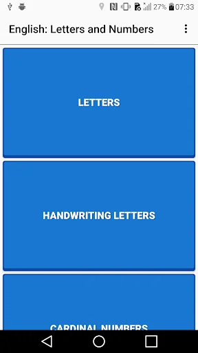 English: Letters and Numbers ডাউনলোড করুন – ইংরেজি শিখুন বিনামূল্যে - Screenshot 1