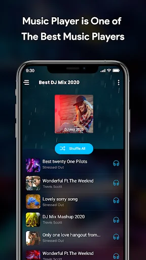 Music Player for Android ডাউনলোড করুন – সেরা মিউজিক প্লেয়ার - Screenshot 2