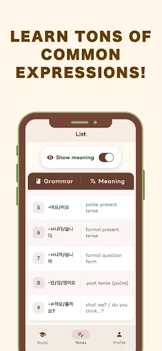Korean Grammar: ESP-TOPIK ডাউনলোড করুন – কোরিয়ান ভাষা শিখুন - Screenshot 2