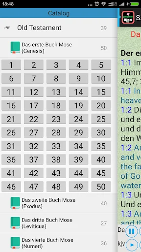 Audio German Schlachter Bible ডাউনলোড করুন – সেরা জার্মান বাইবেল অ্যাপ - Screenshot 2