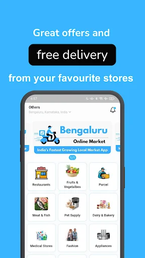 Vshopp – Apna Local Market ডাউনলোড করুন – সেরা লোকাল শপিং অ্যাপ - Screenshot 1